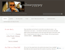 Tablet Screenshot of culinarygypsy.com